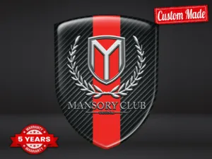 Mansory Vinilos Luna Trasera Auto Universal Estilo Personalizable